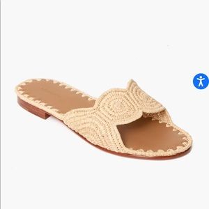 Carrie Forbes natural raffia niama sandal